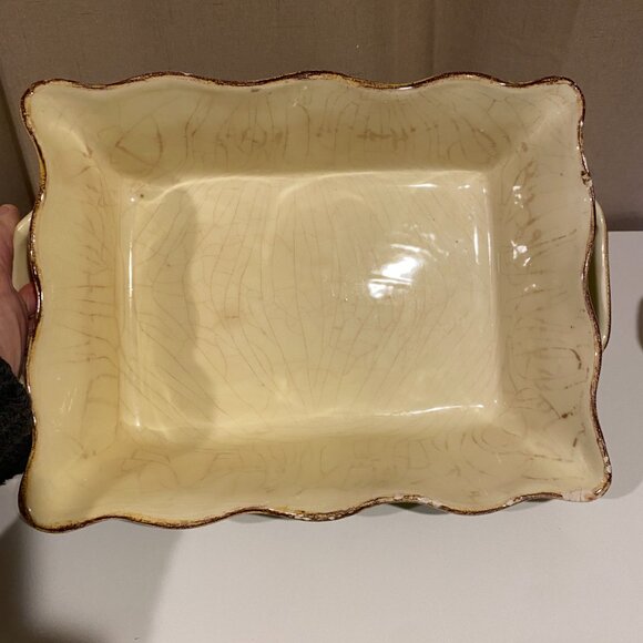 Sur La Table Green & Cream Bakeware Set – Italy, Rectangular & Square, Minor Chi - Picture 3 of 13